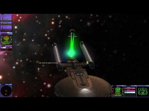 Star Trek Bridge Commander: Excelsior class vs. K'tinga cruiser