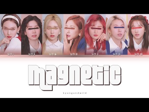 ♯ MAGNETIC (ILLIT) | your girl group 7 members ,, Colour Coded Lyrics