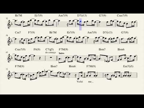 Flor-de-Lis - F maior (Djavan) Playback com Partitura