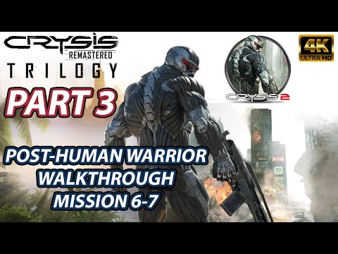 Crysis 2 Remastered Walkthrough | Post Human Warrior | All Collectibles | Part 3