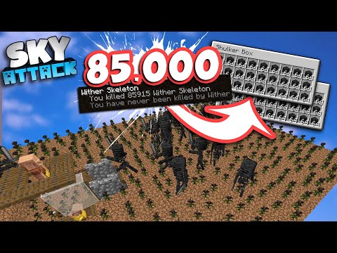 85.000 Wither Skelette! WIESO?! Wither Farm Upgrade 1/2 - SkyAttack #42