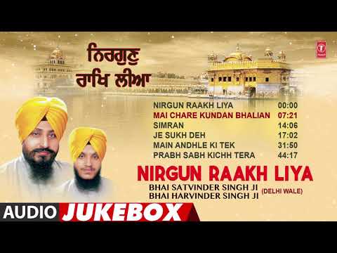 NIRGUN RAAKH LIYA I BHAI SATVINDER SINGH JI I BHAI HARVINDER SINGH JI I AUDIO JUKEBOX
