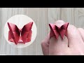 How To Make A Paper Butterfly Finger Ring Easy Origami Tutorial