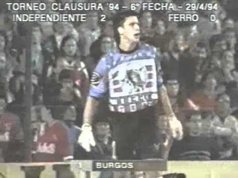 Independiente 2 - Ferro 0 (Clausura 1994) Fecha 6