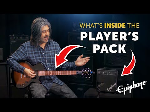 Демонстрация гитарного набора Epiphone Les Paul Player Pack