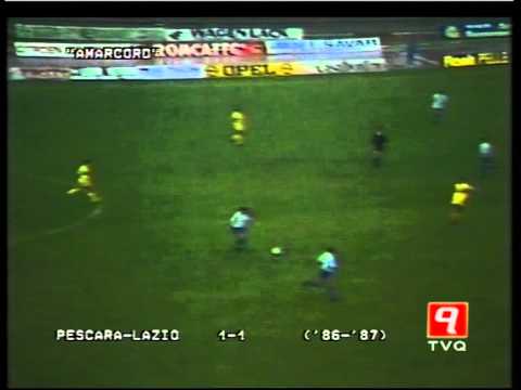 'AMARCORD' Pescara 1-1 Lazio - Serie B 1986-87