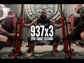 Best Squat Session of My Life + Announcement: 937lb x3 Squat | 924lb Average Load over 9 Reps