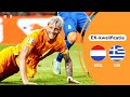 Oranje komt in ander systeem niet in problemen tegen Griekenland | Samenvatting NED-GRI | NOS Sport