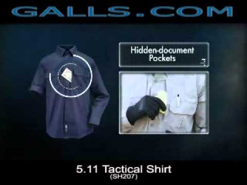 5.11 Tactical Series Cotton Canvas Short Sleeve Shirt. Galls SH207