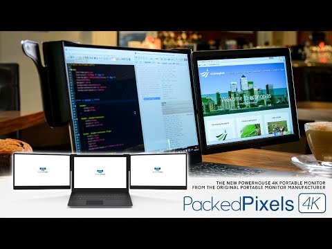 Packed Pixels 4K – 15.6” Portable Laptop Monitor-GadgetAny