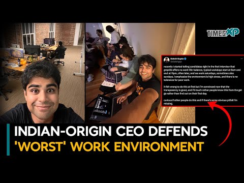 Indian-Origin CEO in US defends stance on 100-hour work week