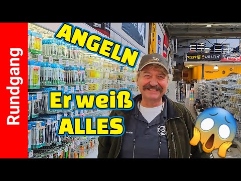 Verkäufer so krass 😱 Angelgeräte Bode der Rundgang im Angelladen für Angelruten und Angelrollen.