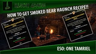 ESO: One Tamriel, How to get Orzorga's Smoked Bear Haunch recipe!!  | Elder Scrolls Online