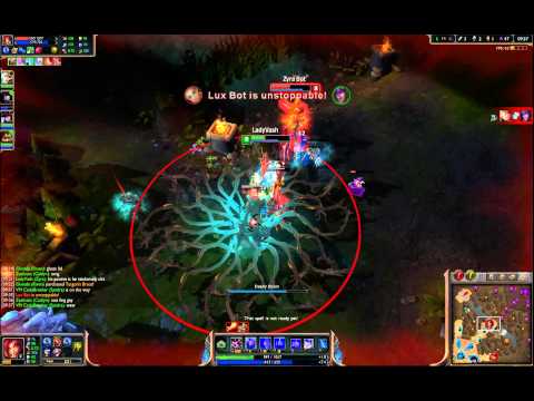 DOOM BOTS Summoners Rift (Two Skull): Zyra vs Zyra, Lux, Malz, Fiddle, Annie