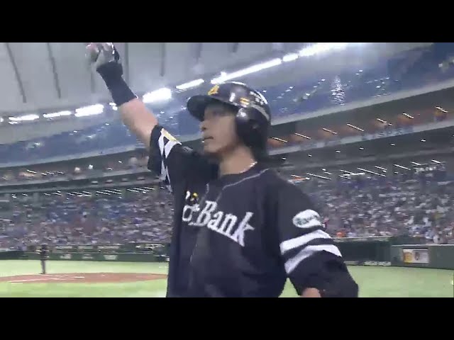 【4回表】ホークス・松田 右翼席へ16号の同点ソロホームラン!! 2014/9/10 F-H