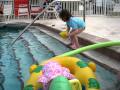 Just Me And Claudia Down By The Pool