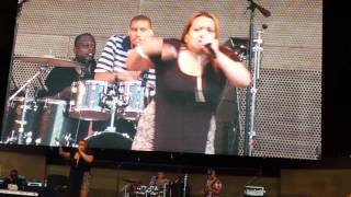 Ivelisse Díaz debuting "Rosalina" at the Millennium Park Chicago House Party