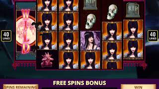 ELVIRA&#39;S MONSTER MADNESS Video Slot Casino Game with a FULL MOON FREE SPIN BONUS