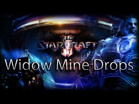 Starcraft 2 Heart of The Swarm Beta - Widow Mine Drops
