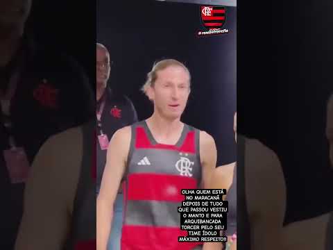 FELIPE LUIZ NO MARACANÃ PARA O JOGO CONTRA O CRUZEIRO DEPOIS DE TUDO MOSTRA AMOR AO MEGÃO ÍDOLO