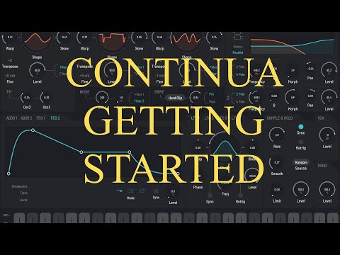 AudioDamage Continua - Tutorial: Exploring the App Part 1, Getting Started