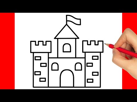 HOW TO DRAW A CASTLE