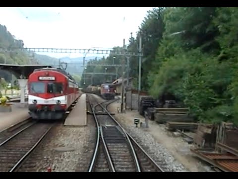 ★ 🇨🇭 Huttwil - Ramsei Führerstandsmitfahrt, Schweiz [03.07.2004] Cab Ride