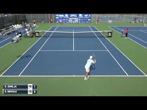 Grega Zemlja vs Dennis Nevolo FULL MATCH Fairfield 2016