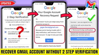 How to Recover Gmail Account without 2 Step Verification 2024 without Verification Code Password