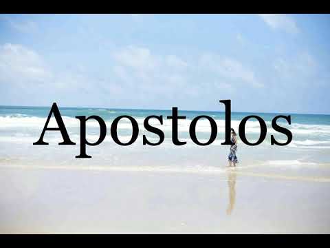 How To Pronounce Apostolos🌈🌈🌈🌈🌈🌈Pronunciation Of Apostolos