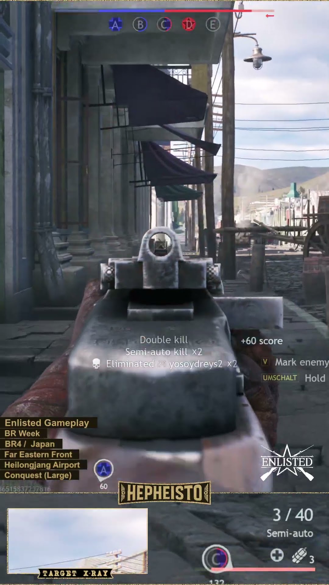 Anti Tank Gunner eliminates Tank T-28 with RPzB. 43 Ofenrohr