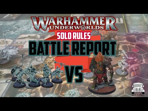 Solo Battle Report: Warhammer Underworlds Sepulchral Guard VS Fomoroid Crusher