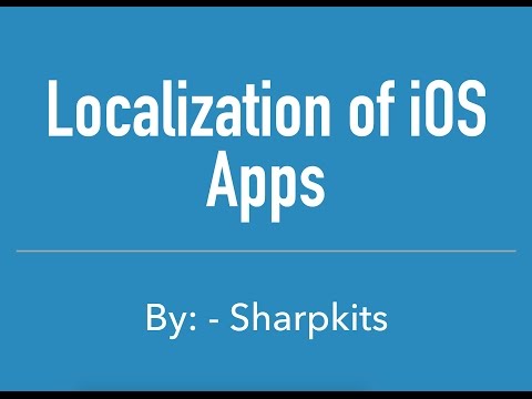 iOS Localization Quick & Easy Tutorial - How to Localize your iOS App with Xcode 8 and iOS 10