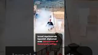 Israel reprimands Spain over Netanyahu effigy burning at Easter celebration
