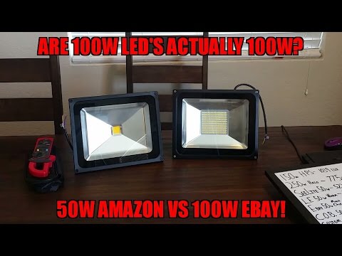 50w LEDMO led VS 100w eBay multichip!
