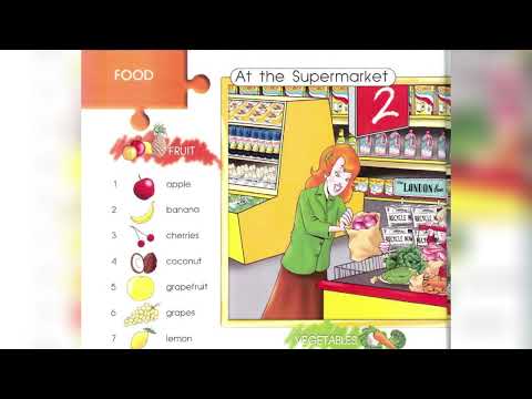 Lesson 13, At the Supermarket, Food, Fruit, Vocabulary.