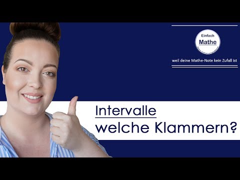 die Klammern bei Intervallen | () [] by einfach mathe!