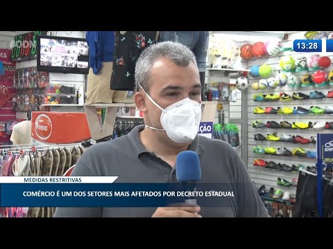 Comércio é um dos setores mais afetados por Decreto Estadual 16 03 2021