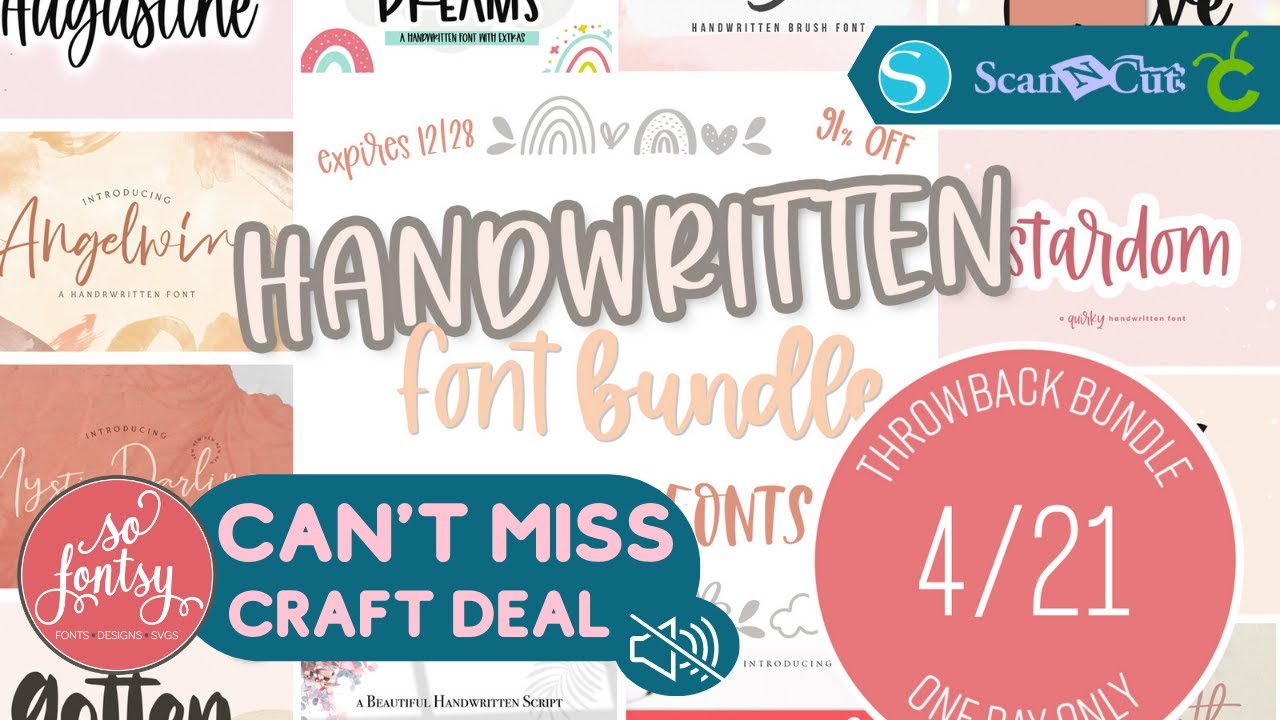Best of Handwritten Fonts 2022 from So Fontsy!