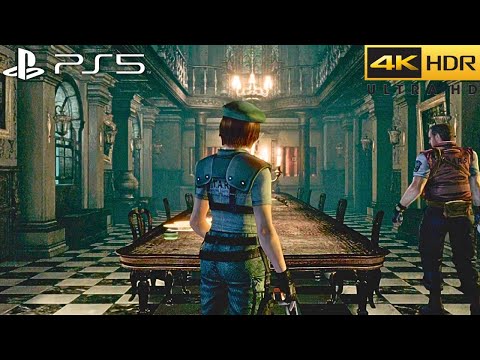 Resident Evil 1 HD Remastered (PS5) 4K 60FPS HDR Gameplay - (Full Game)