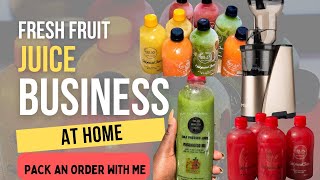 FRUIT JUICE BUSINESS AT HOME.| TUTORIAL