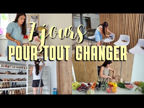 7 jours pour TOUT RANGER & NETTOYER avant les vacances/la rentrée 