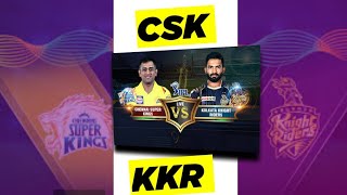 KKR VS CSK🔥🌟  TATA IPL 🏏2022 #shorts #ipl2022