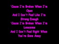 Seether ft Amy Lee ( Evanescence ) Broken Lyrics ...