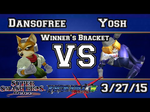 RRX9! - Dansofree (Fox) Vs Yosh (Sheik) - SSBM Winners Bracket - Melee
