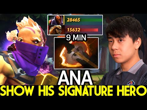 ANA [Anti Mage] 9 Min Battle Fury Show His Signature Hero Dota 2