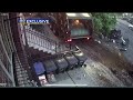 Shocking Surveillance: Garbage Truck Leaves Path Of Destruction