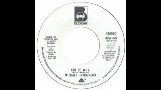 Michael Henderson - Do It All - Buddah