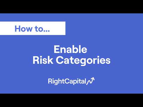  Enable Risk Categories (1:31) 