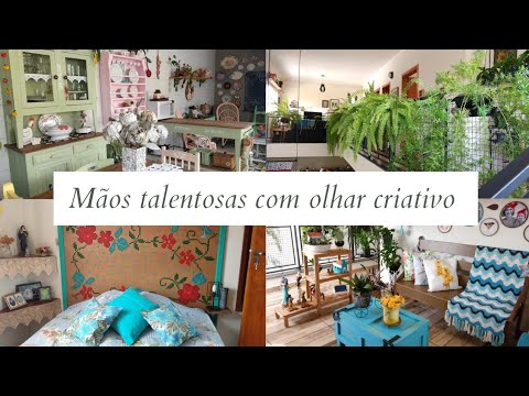 CASA DECORADA COM PECAS RECICLADAS / Neca na sua casa